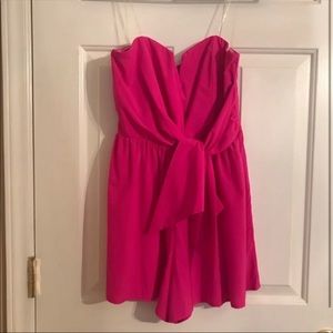 Mustard Seed Hot pink Romper